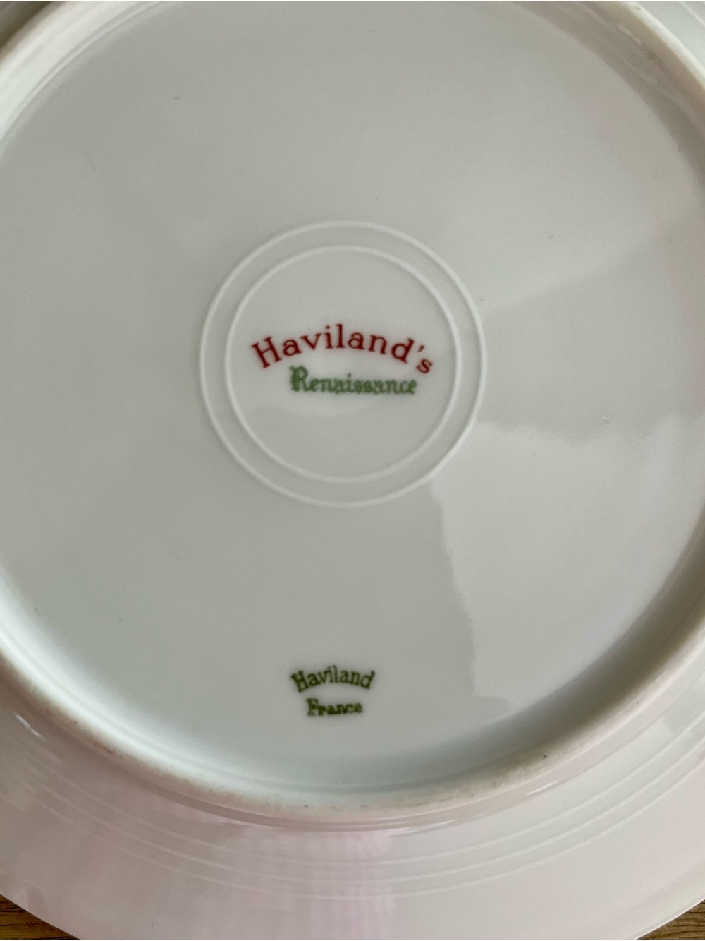 Vintage Haviland Limoges France Renaissance Salad Plates - Set of 6 (1936-1945) - Picture 4 of 6